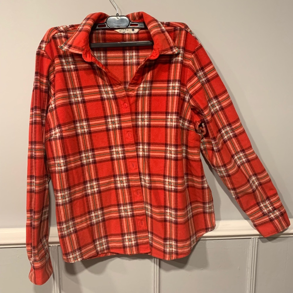 Riders by Lee Women’s Button Down Fleece Flannel